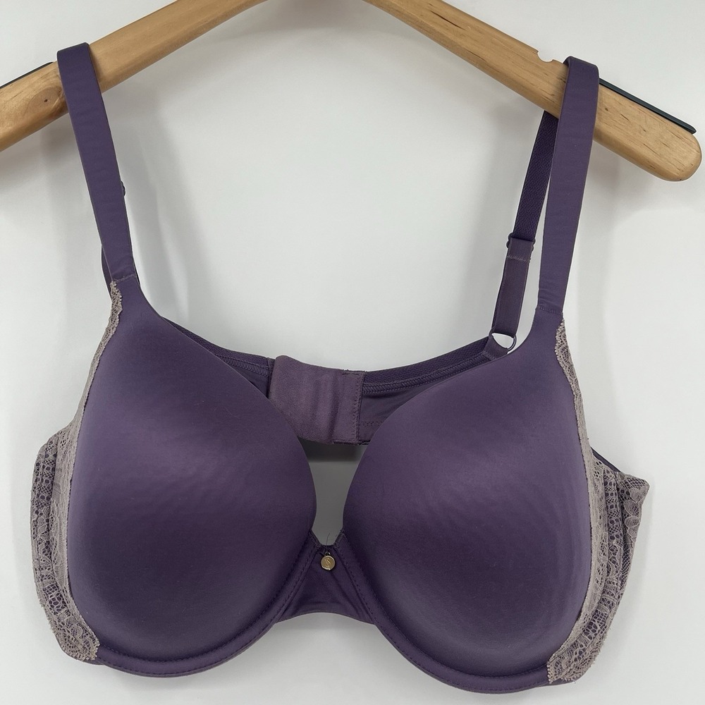 Victoria's Secret Showstopper Lined Perfect‎ Coverage Bra Purple 38D Underwire